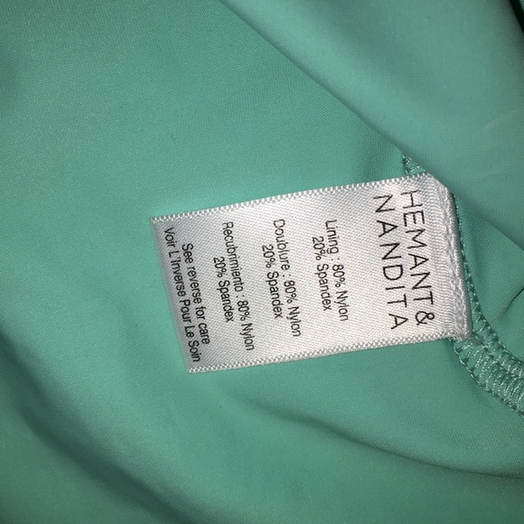 Hemant & Nandita  Green Cami | Size XS - Picture 4 of 5